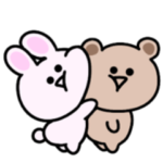想いよ届け♡ミニうさぎ&ミニくま