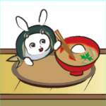 動くあけおめ！かぶりっこうさぎ