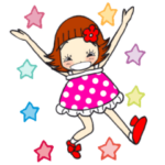 はね娘ちゃん18大人の幸運女神女子スタンプ