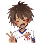 登校班あいさつスタンプ