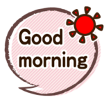 英語　吹き出しスタンプ