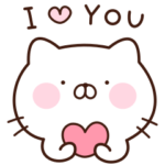 ねこの英語スタンプ