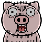 bad-eyed pig