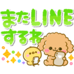 ふわもこ♡トイプードル♡デカ文字