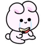 甘ったれ。シュールなミニうさぎ