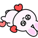 溢れる気持ち♡シュールなミニうさぎ