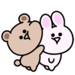 想いよ届け♡ミニくま&ミニうさぎ