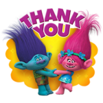 『トロールズ』スタンプ