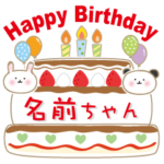名前入り誕生日ケーキ3!!名前なしもご用意