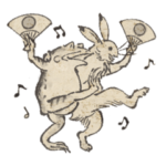 雉◯の鳥獣戯画「おめでとう」セット