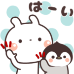 うさぎ＆ゆるぺん★文字あり