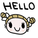 nenerinシンプル日常会話スタンプ909英語