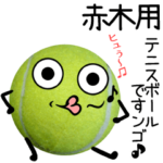 赤木用♪テニスボールですンゴ