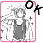 ◉大人気❤️線画第4弾◉OK 了解 ありがとう