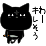ぼく黒猫少しシュールな会話