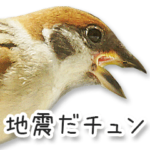 地震だチュン