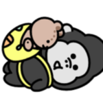 あまのじゃく♡シュールなミニゴリラ