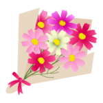 幸せを運ぶ季節の花束