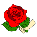 愛を込めてバラの花束を