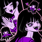 ♥黒髪姫カットセーラー服♡(文字無）