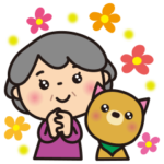 ばぁばとわんこ❤︎楽しい日常スタンプ