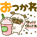 大好きパグちゃん♡ぽかぽか陽気