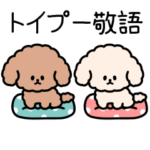 トイプーしか勝たん（敬語）