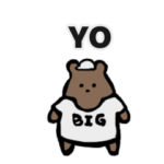 ヒップホップを嗜むくま　ラップ　DJ