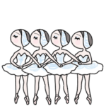 動くバレエダンサー No.4