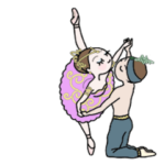 動くバレエダンサー No.2