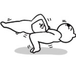 ポーズの癖強めゆるうさ