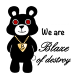 Blaze of destroy Blaze bearスタンプ