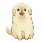 ゴールデンレトリバーのこいぬちゃん