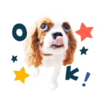 キャバリア"うみ"のスタンプ