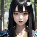 JP 着物侍の少女