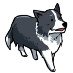 ボーダーコリー犬スタンプ その3