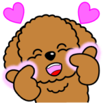 飛び出すトイプー「文字なし」