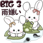 白いうさぎ 3『雨は嫌いです』