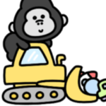 愛され言葉♡シュールなミニゴリラ