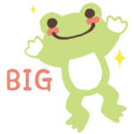 かえるのピクルス ありがとうBIGスタンプ