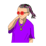 オリジナルラッパースタンプ