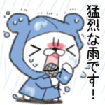 雨、台風、嵐、雷、雹、洪水等の自然災害