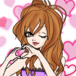 動くキャバ嬢スタンプ