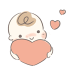 赤ちゃんのいるパパママ　育児スタンプ