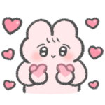 便利！ぴえんなうさぎ台詞なしスタンプ