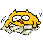 文字なしうんたねこスタンプ16