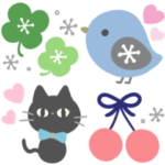 夏に使える♡北欧風スタンプ♡かわいい敬語