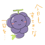 葡萄のチコちゃん
