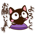 ずっと使える★小さい黒猫