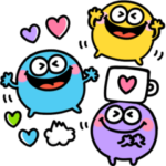 カラフルモンスター♡夏の可愛いスタンプ